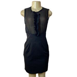 BCBG Maxazria Women's Black Sheath Dress Sz 2 (EUR 32)